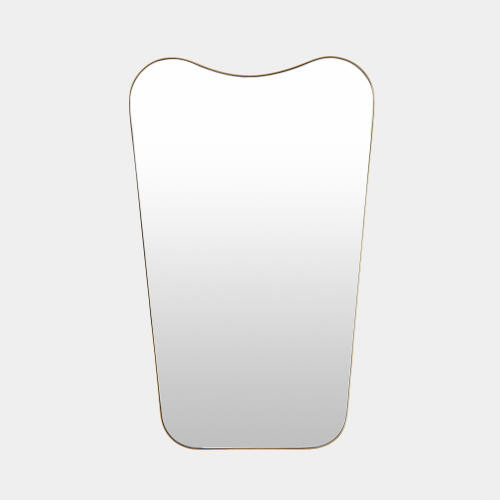 Global Views Mariko Organic Brass Framed Mirror