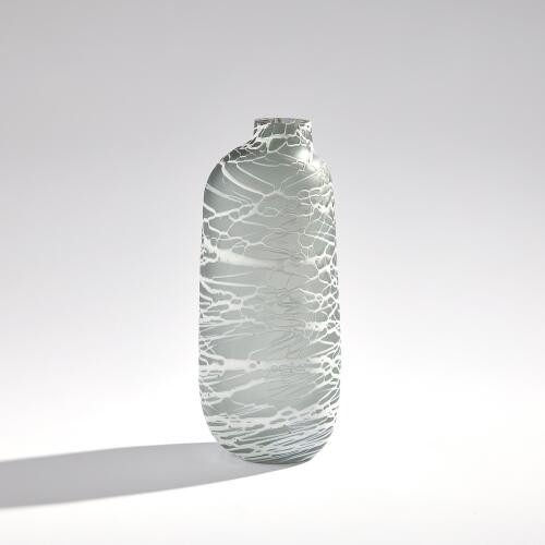 Global Views Palmata Gray Vase
