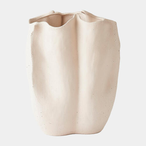 Global Views Ceramic Pinched Vase