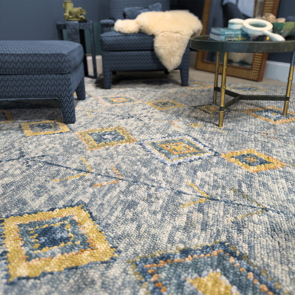 Capel Morocco 1105-440 Indigo Multi Rug