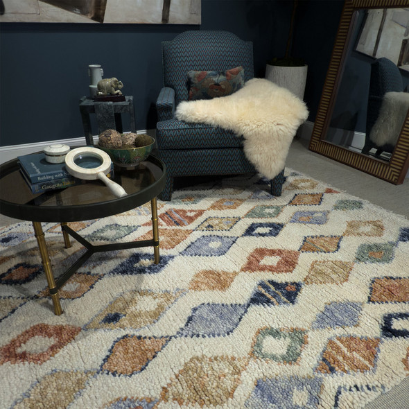 Capel Morocco 1105-675 Ivory Multi Rug