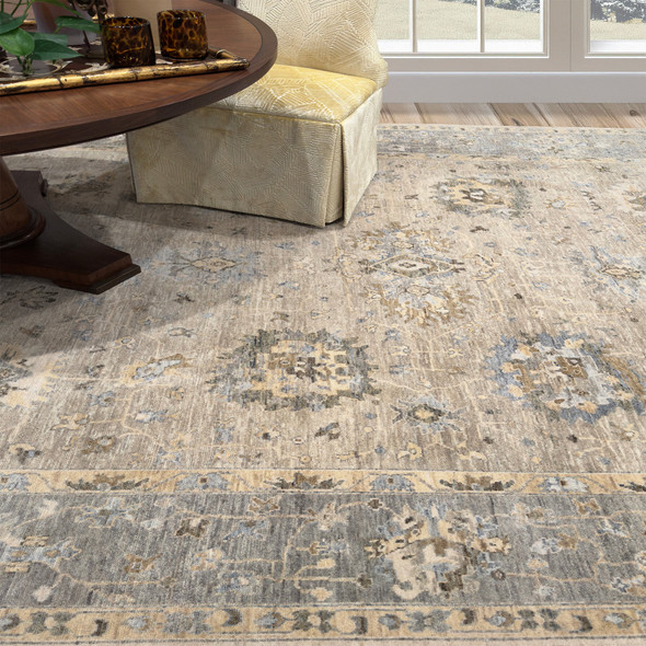 Capel Tapestry 1242-330 Silver Haze Rug