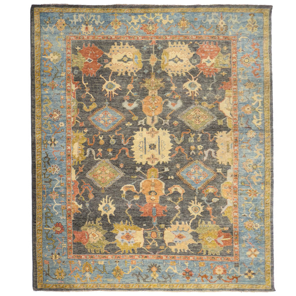 Capel Tapestry 1242-400 Sapphire Multi Rug