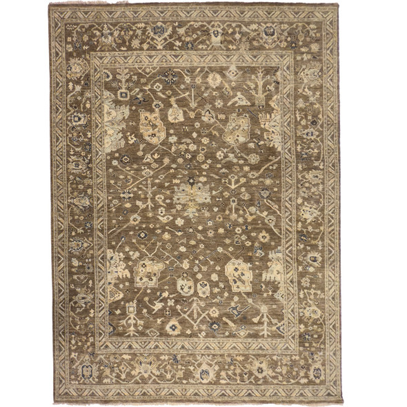 Capel Tapestry 1242-770 Walnut Rug