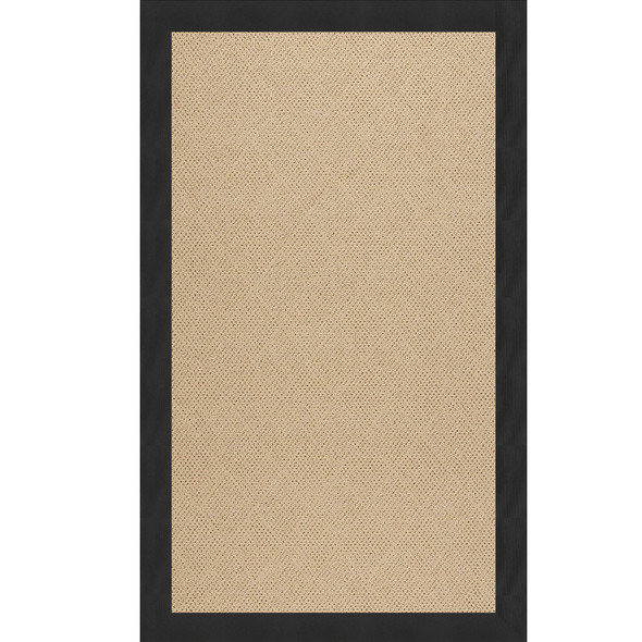 Capel Zoe-Cane Wicker 1990-314 Canvas Black Rug