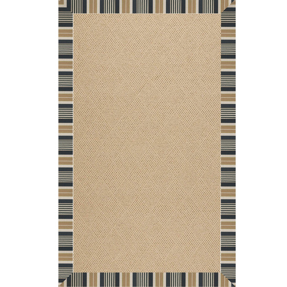 Capel Zoe-Cane Wicker 1990-340 Long Hill Ebony Rug