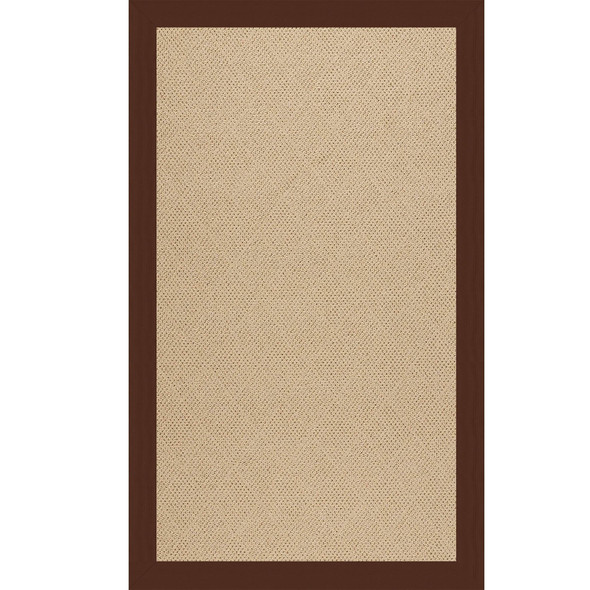 Capel Zoe-Cane Wicker 1990-787 Canvas Bay Brown Rug