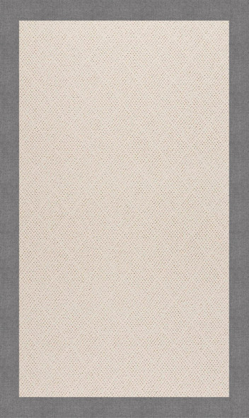 Capel Zoe-White Wicker 1993-372 Canvas Slate Rug