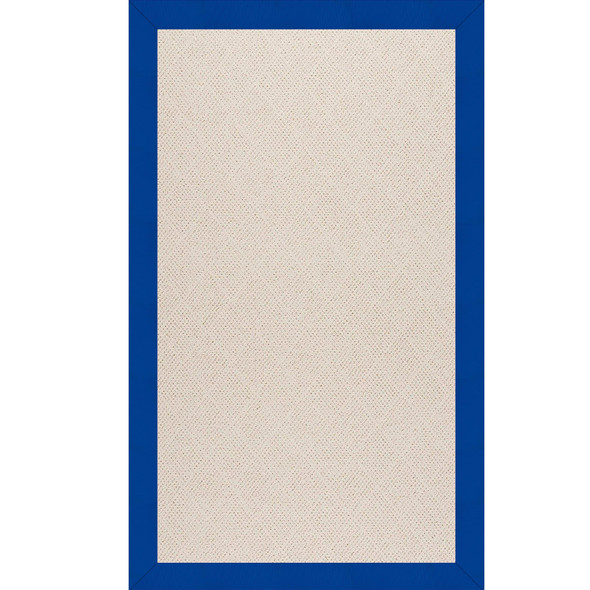 Capel Zoe-White Wicker 1993-440 Canvas Pacific Blue Rug