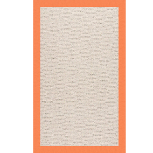 Capel Zoe-White Wicker 1993-815 Canvas Tangerine Rug