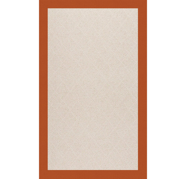 Capel Zoe-White Wicker 1993-837 Canvas Rust Rug