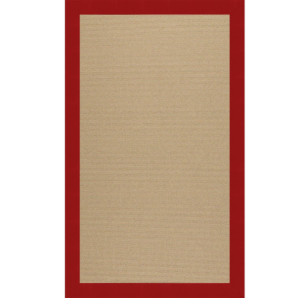 Capel Zoe-Sisal 1995-527 Canvas Jockey Red Rug