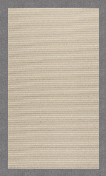Capel Zoe-Beach Sisal 2009-372 Canvas Slate Rug