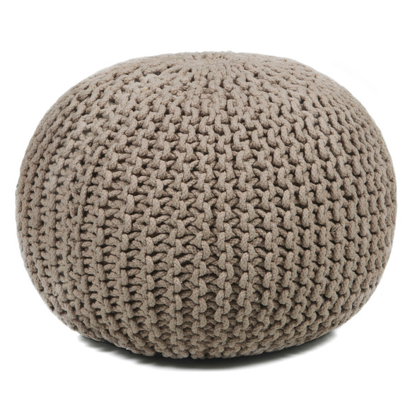 Chandra POU-119 Beige Pouf