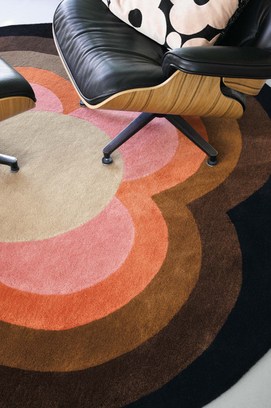 Orla Kiely 060005 Sunflower Pink Rug