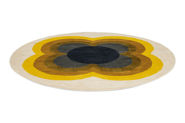 Orla Kiely 060006 Sunflower Yellow Rug