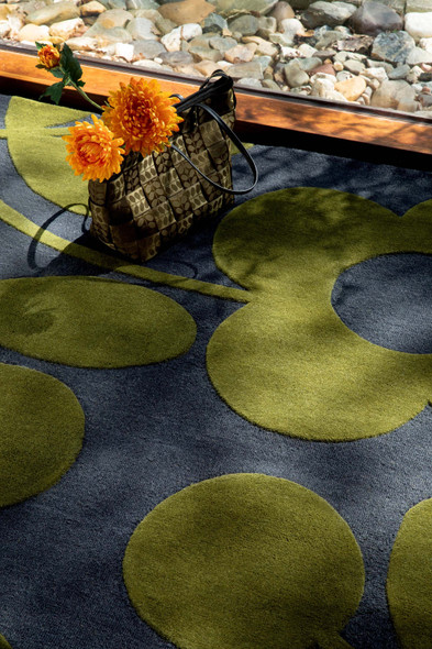 Orla Kiely 063908 Sprig Stem Marine Rug