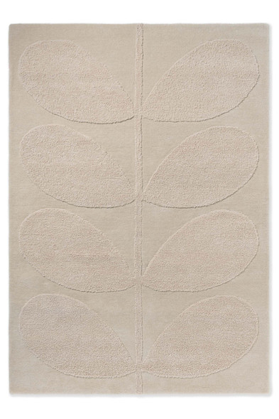 Orla Kiely 158309 Solid Stem Ecru Rug