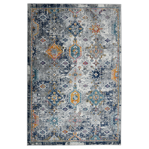 Amer Montana MON-13 Blue Orange Rug