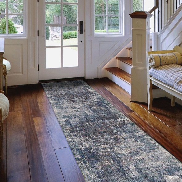 Amer Vermont VRM-2 Gray Orange Rug