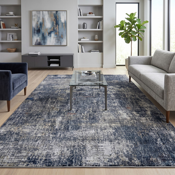Amer Vermont VRM-2 Gray Orange Rug