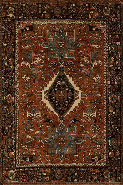 Momeni Karajeh KAJ-1 Red Rug