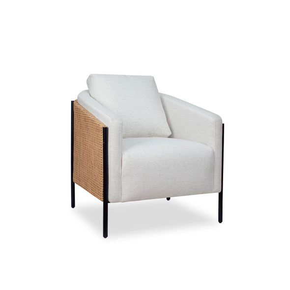 LR Home Ocean 46108 White Accent Chair