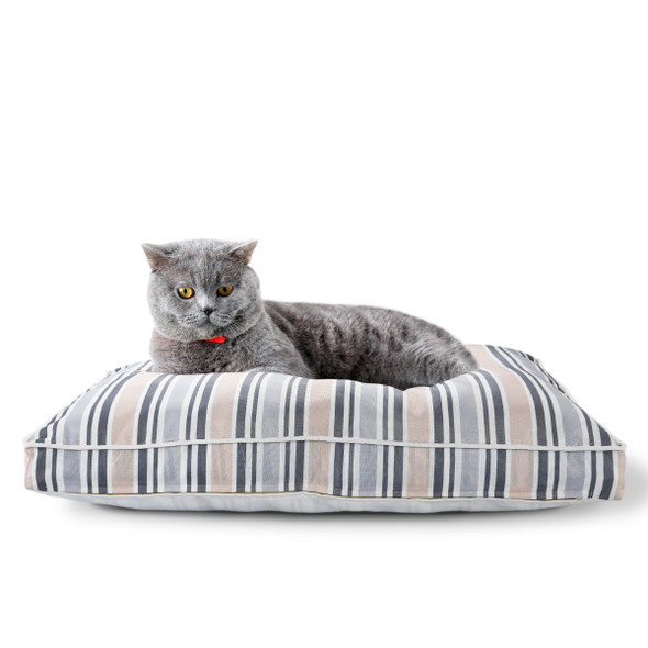 LR Home Poly 20102 Dark Gray Light Gray Beige White Pet Bed