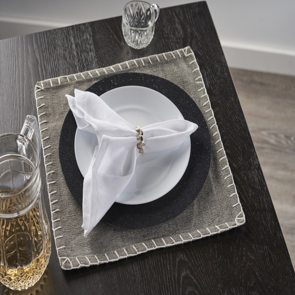 LR Home Serpentine 07836 Gray Table Top