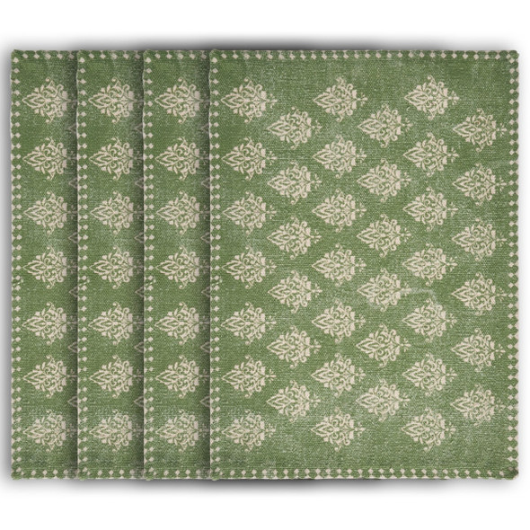 LR Home Jubilee 04712 Green Cream Table Top