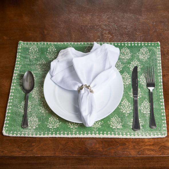 LR Home Jubilee 04712 Green Cream Table Top
