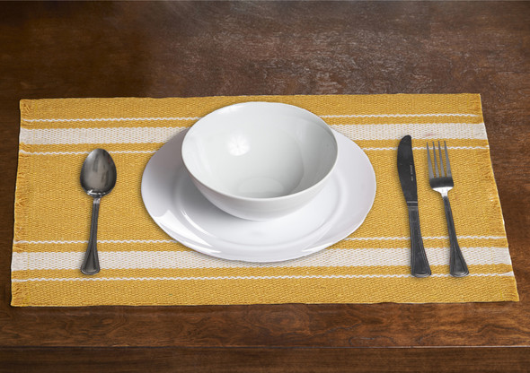 LR Home Harbor 05222 Yellow Off-White Table Top