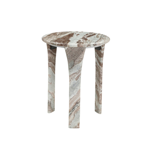 LR Home Arcadia 46335 Ivory Beige Side Table