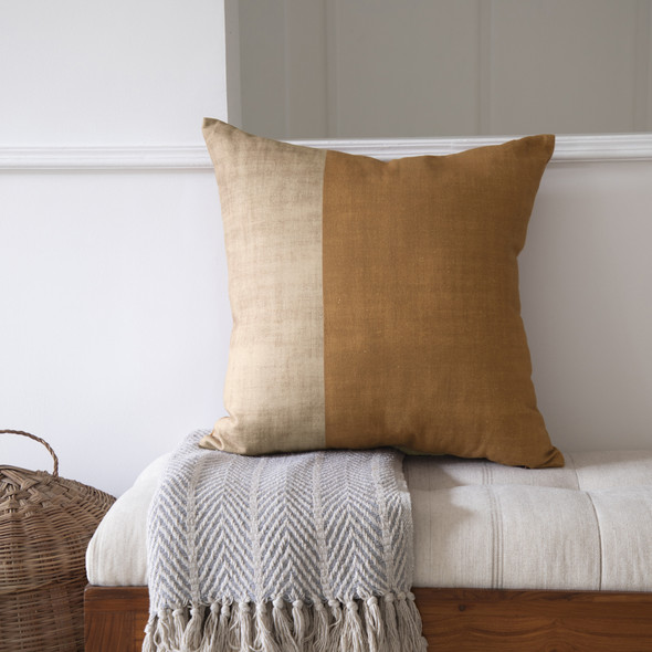 LR Home Stacy Garcia 08642 Almond Beige Throw Pillow