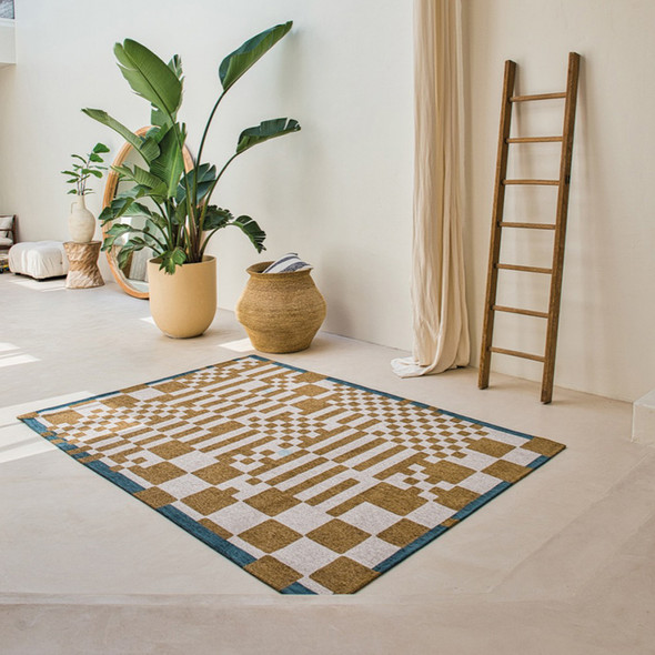 Louis De Poortere Craft Chess 9338 Honey Rug