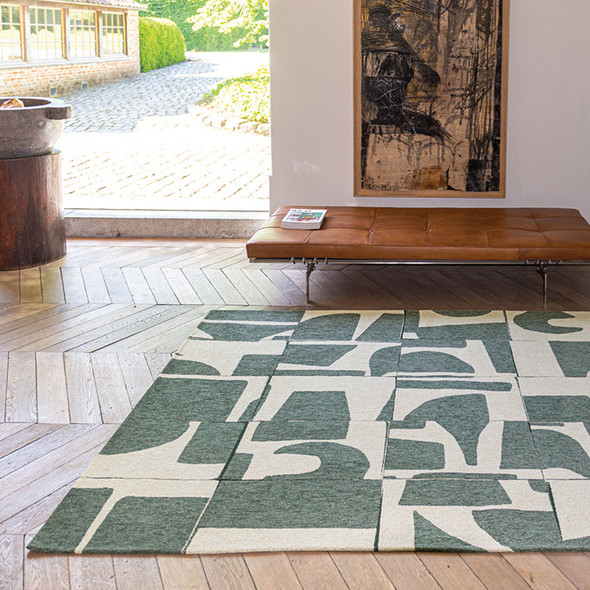 Louis De Poortere Craft Papercut 9361 Sea Spray Rug