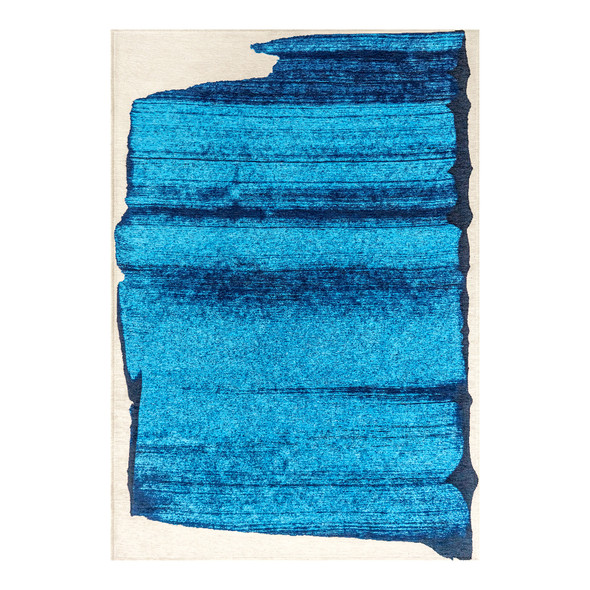 Louis De Poortere Craft Brush 8328 Diva Blue Rug