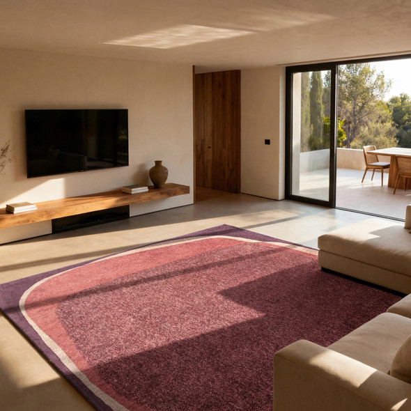 Louis De Poortere Craft Marble 8329 Rosewood Rug