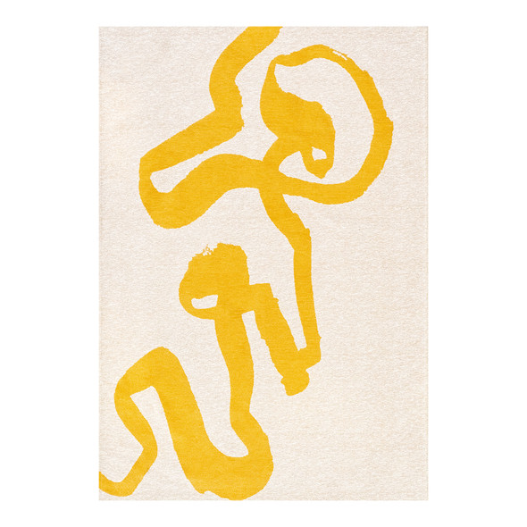 Louis De Poortere Craft Ribbon 8315 Pure Yellow Rug