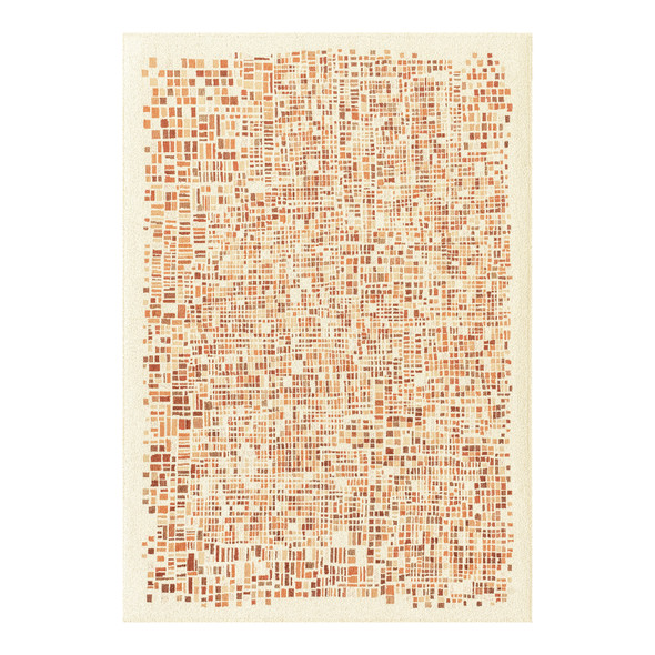Louis De Poortere Gallery Cubik 8331 Pumpkin Rug