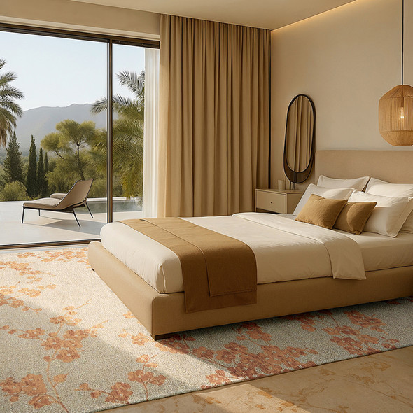 Louis De Poortere Sakura 8231 Petal Dew Rug