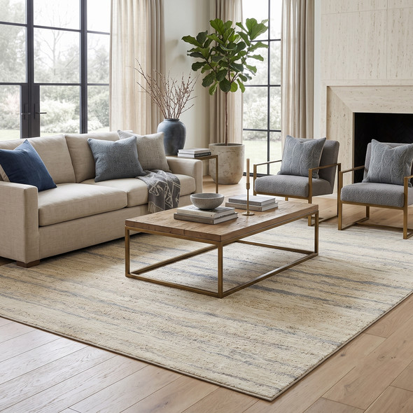 LR Home Monaco 83134 Beige Gray Rug