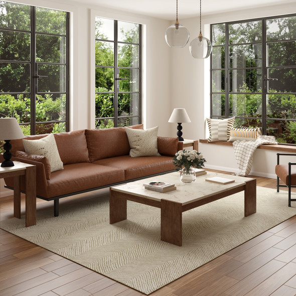 LR Home Scapes 82768 Green Rug