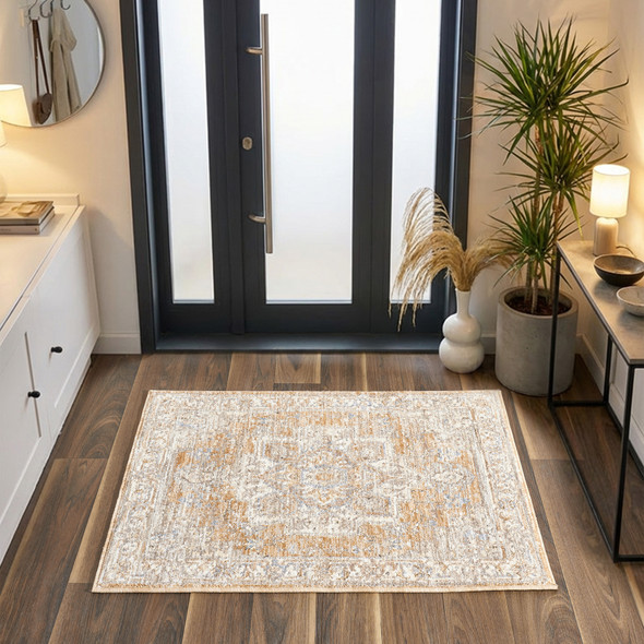 LR Home Viola 83125 Rose Ivory Rug
