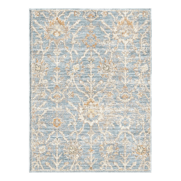 LR Home Viola 83128 Blue Beige Rug