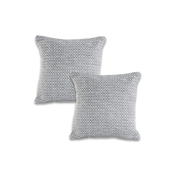 LR Home Insignia 07398 Gray White Pillow
