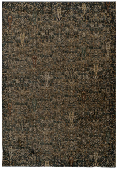 Dynamic Atlanta 11760-919 Black Ivory Multi Rug