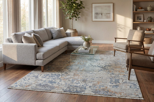 Dynamic Autumn 10924-919 Grey Cream Multi Rug