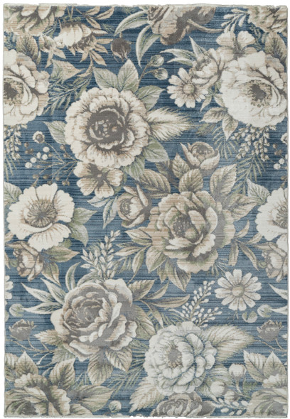 Dynamic Botanica 13361-580 Navy Beige Rug