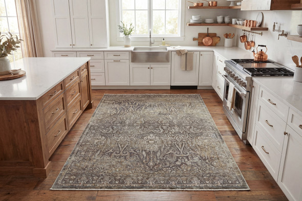 Dynamic Pandora 17641-881 Brown Beige White Rug
